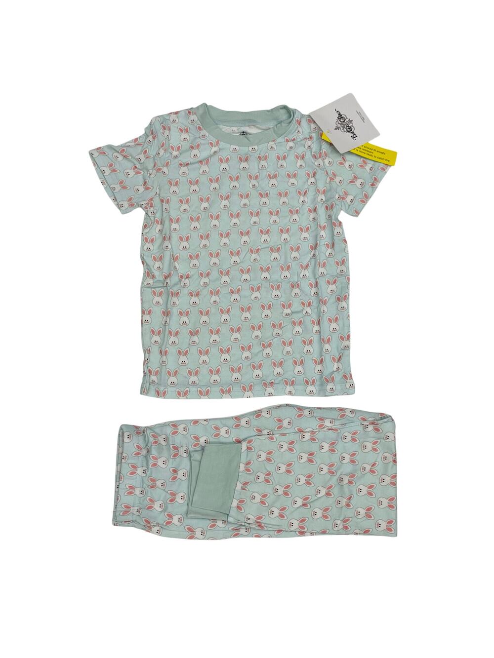 NWT Belle Cher Size 6-7T Blue Bunny Pajamas